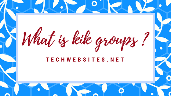 Active kik group chats