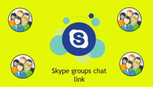 Join to Skype groups chat and link