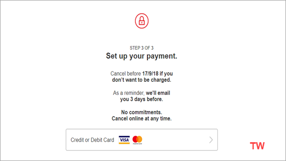 Free Netflix credit card 
