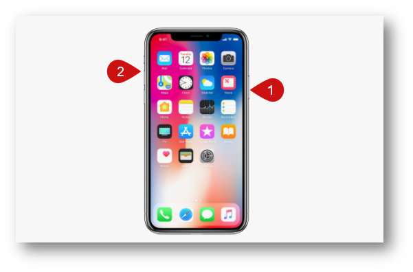 how to take screenshot on iphone x