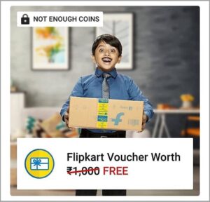 free Flipkart Voucher By coin Method