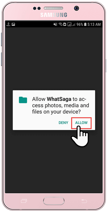 use Whatsaga App step 3