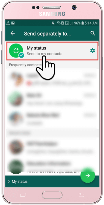 use Whatsaga App Step 8