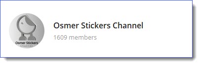 Osmer stickers channel