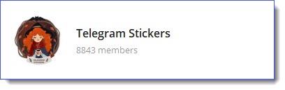 Telegram stickers