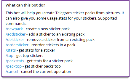 Telegram Stickers Pack 1