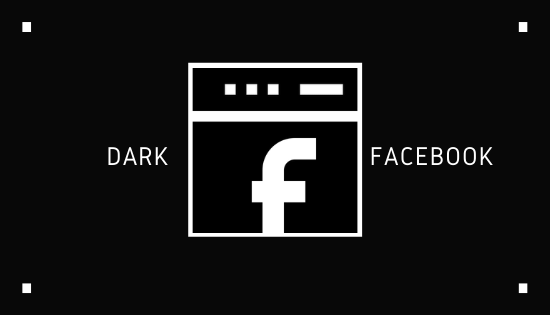 dark facebook theme