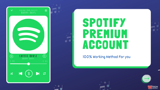 Free spotify Premium account image