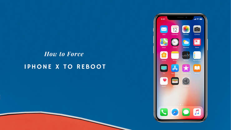 How to reboot iphone x device 