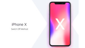switch off your iphone x