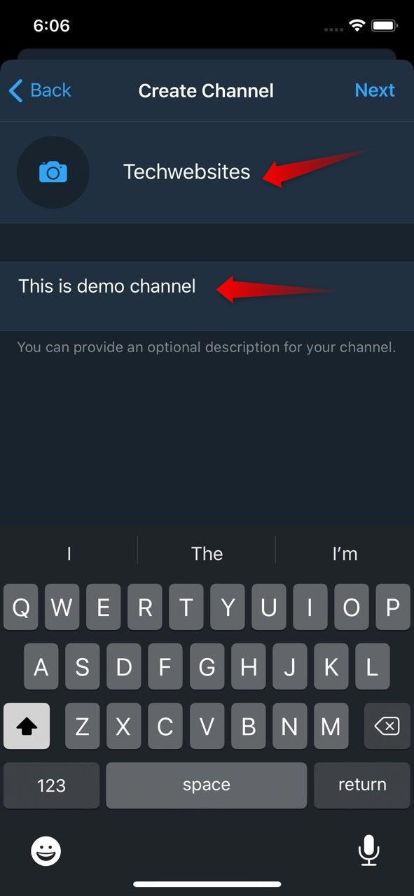 create iphone channel 4