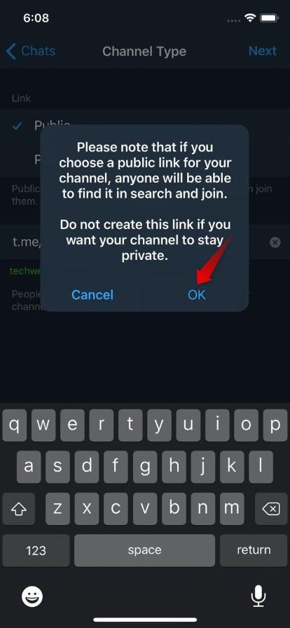 create iphone channel 6