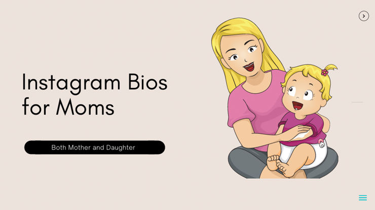 Instagram bios for mom
